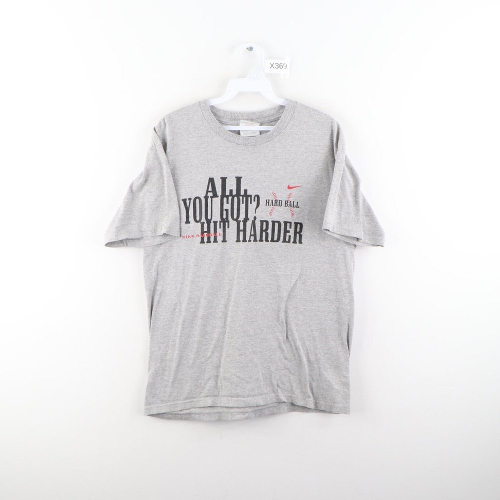 Vintage Nike Travis Scott Baseball T-Shirt Gray